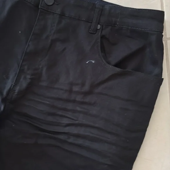 NWOT Benjamin black men’s jeans 46/30 714 - Picture 2 of 4